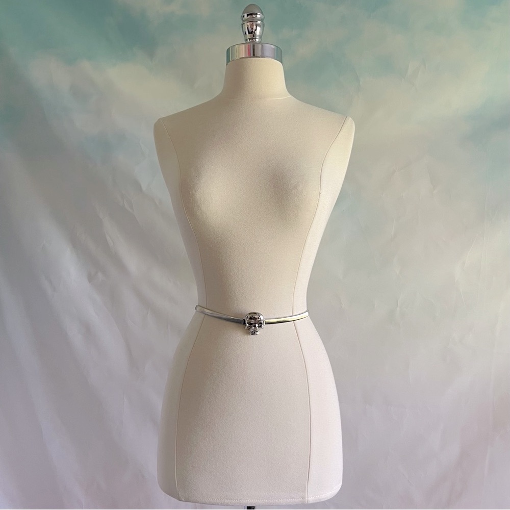 Silver Skull Belt
